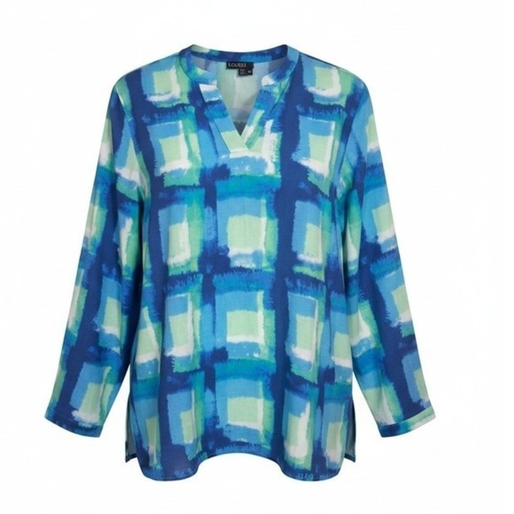BYLYSE Spenard Crinkle Gauze Womens size Small Euro Summer Beachy Preppy Top‎